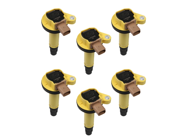 ACCEL SUPERCOIL Ignition Coils, Yellow (FORD 3.5L EcoBoost)