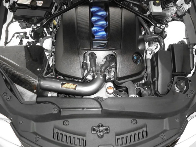 AEM Cold Air Intake System [DRYFLOW], Gunmetal Gray (2015-2018 Lexus RC F) - Click Image to Close