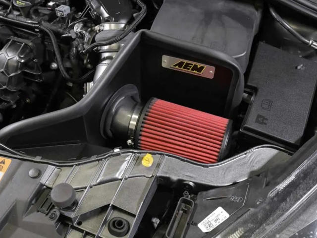 AEM Cold Air Intake System [DRYFLOW], Gunmetal Gray (2013-2018 Ford Focus ST)