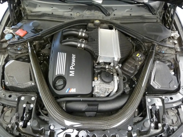 AEM Cold Air Intake System [DRYFLOW], Black (2015-2020 BMW M3) - Click Image to Close