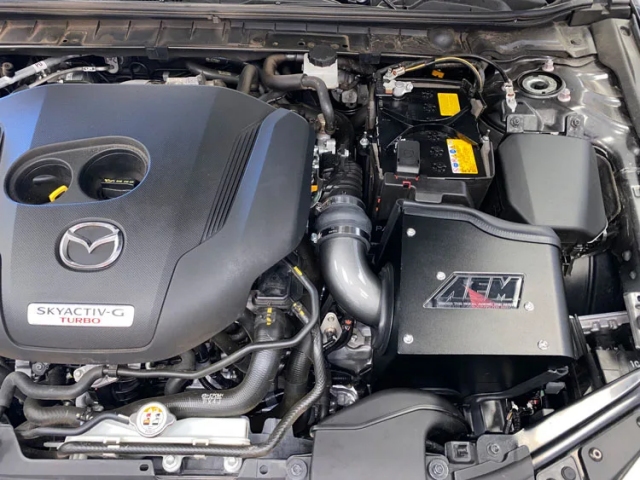 AEM Cold Air Intake System [DRYFLOW], Gunmetal Grey (2021-2023 Mazda3 2.5T AWD)