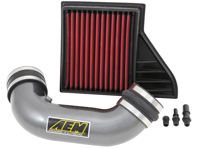 AEM Cold Air Intake System [DRYFLOW], Gunmetal Gray (2011-2014 Ford Mustang GT)