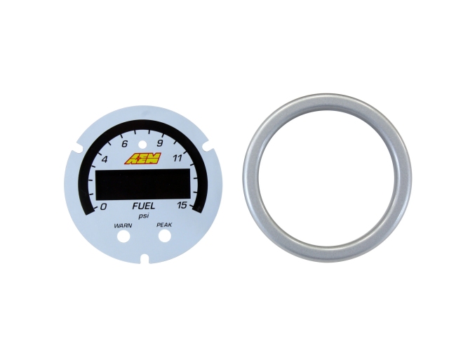 AEM X-SERIES Boost/Fuel Pressure Gauge Kit (0-15 PSI)