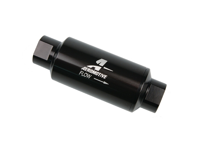 Aeromotive 10 Micron, ORB-10 Black Fuel Filter