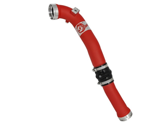 aFe POWER BladeRunner Intercooler Tube w/ Coupling & Clamps, Cold Side, Red - Click Image to Close
