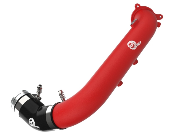 aFe POWER BLADERUNNER Aluminum Hot Charge Pipe, 2-3/4", Red (2021 GR Supra 2.0T)