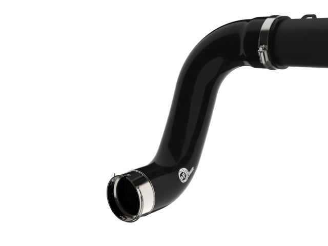 aFe POWER BLADERUNNER Aluminum Cold Charge Pipe, Wrinkle Black (2024-2025 Ford Ranger Raptor & 2022-2025 Bronco Raptor)