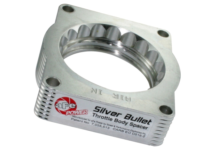 aFe POWER Silver Bullet Throttle Body Spacer (2004-2010 F-150 5.4L MOD) - Click Image to Close
