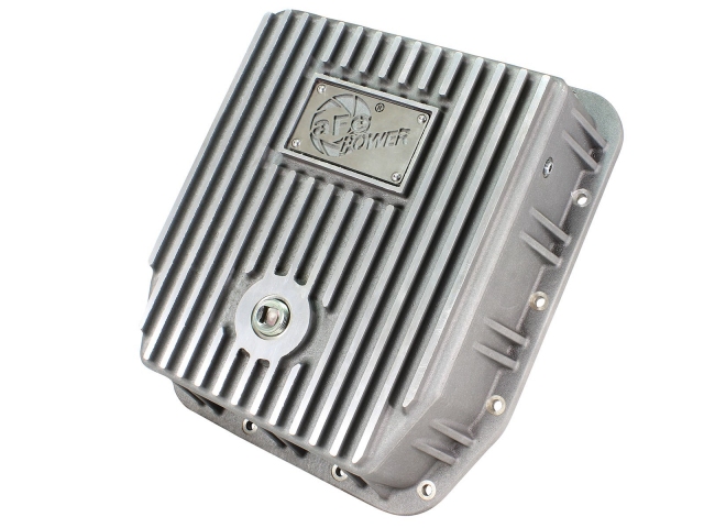 aFe POWER Transmission Pan, Machined Fins (1993-2008 FORD Truck AODE/4R70W) - Click Image to Close