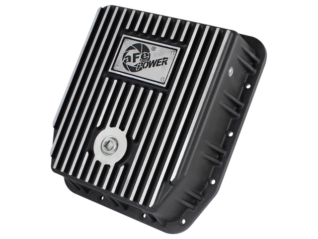 aFe POWER Transmission Pan, Machined Fins (1993-2008 FORD Truck AODE/4R70W)