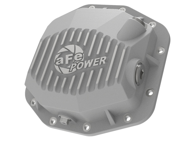 aFe POWER PRO SERIES Differential Cover w/ Machined Fins, Rear, Raw (2018 Wrangler JL)