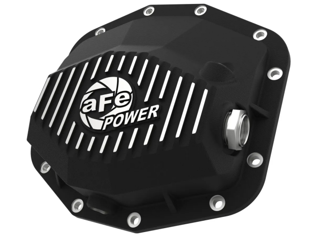 aFe POWER Rear Differential Cover w/ Machined Fins, Black (RAM 1500 TRX & RHO)