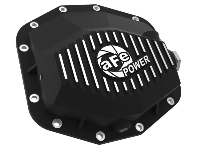 aFe POWER Rear Differential Cover w/ Machined Fins, Black (RAM 1500 TRX & RHO)