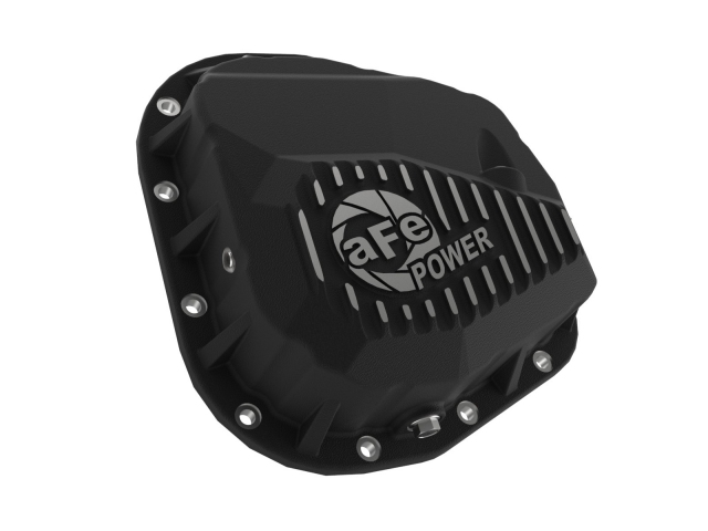 aFe POWER Rear Differential Cover w/ Machined Fins, Black (1997-2023 Ford F-150 & Raptor)