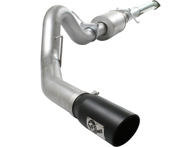 aFe Power ATLAS Cat-Back Exhaust w/ Black Tip (2011-2014 F-150 EcoBoost) - Click Image to Close