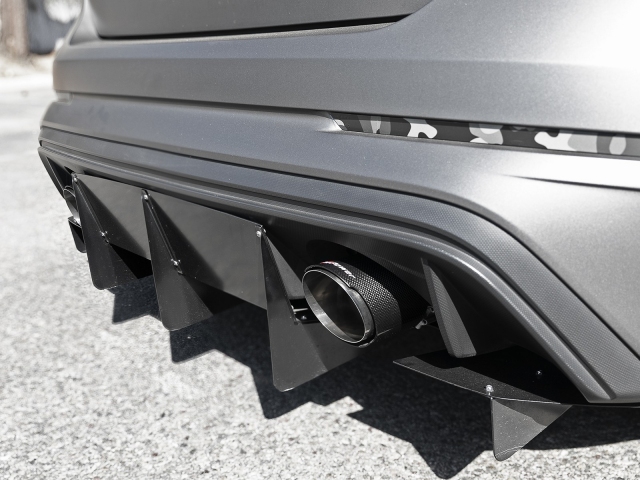 takeda Cat-Back Exhaust w/ Carbon Fiber Tips, 3" (2016-2018 Focus RS)