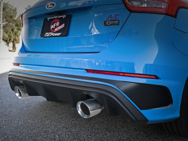 takeda Cat-Back Exhaust w/ Polished Tips, 3" (2016-2018 Focus RS) - Click Image to Close