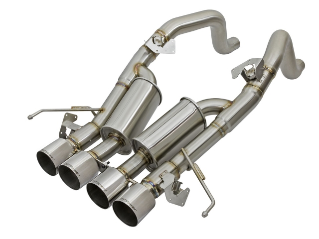 aFe POWER MACH Force XP Axle-Back Exhaust w/ Polished Tips (2014-2017 Corvette Stingray & Grand Sport)