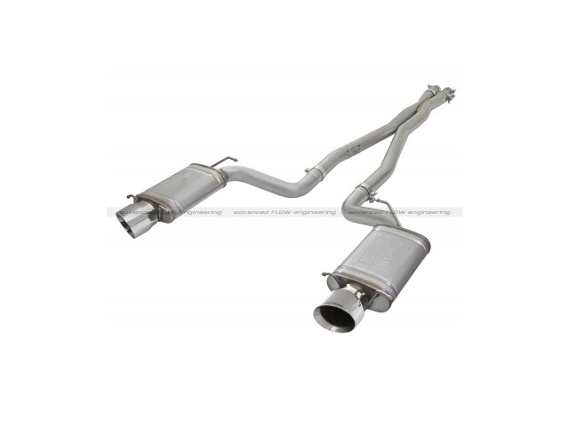 aFe POWER MACH Force XP Cat-Back Exhaust w/ Polished Tips, 3" (2009-2015 CTS-V) - Click Image to Close