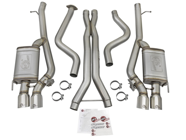 aFe POWER MACH Force XP Cat-Back Exhaust w/ Polished Tips (2016-2017 ATS-V)