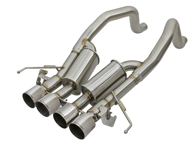 aFe POWER MACH Force XP Axle-Back Exhaust w/ Polished Tips (2015-2017 Corvette Z06) - Click Image to Close