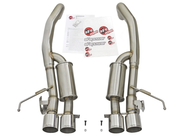 aFe POWER MACH Force XP Axle-Back Exhaust w/ Polished Tips (2015-2017 Corvette Z06)