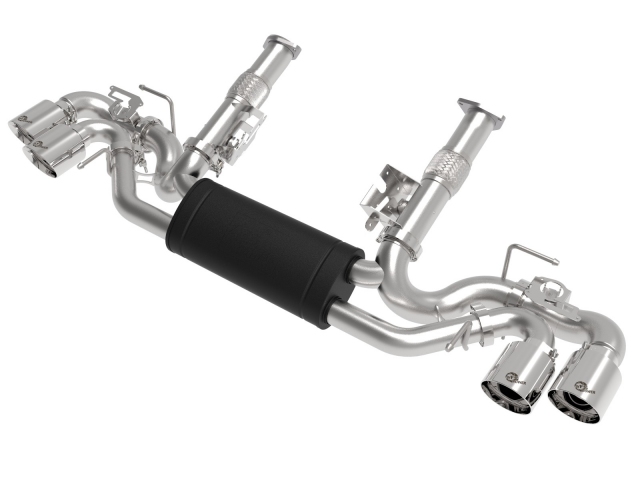 aFe POWER MACH Force XP Cat-Back AFM/NPP Exhaust w/ Polished Tips (2020-2021 Corvette Stingray) - Click Image to Close
