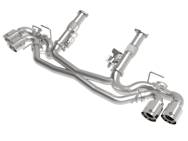 aFe POWER MACH Force XP Cat-Back NPP Exhaust w/ Polished Tips (2020-2021 Corvette Stingray)
