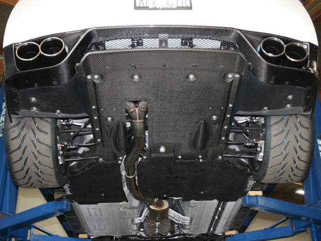 takeda Cat-Back Exhaust w/ Carbon Fiber Tips (2009-2015 GT-R)