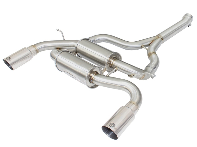 aFe POWER MACH Force XP Axle-Back Exhaust w/ Polished Tips (2012-2015 335i & 2014-2016 435i)