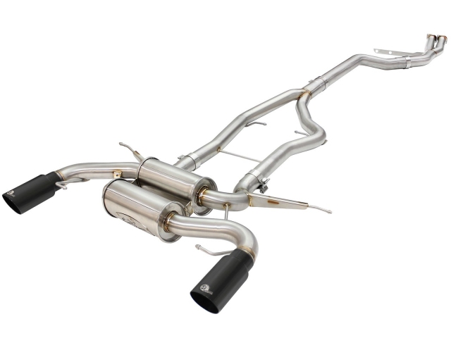 aFe POWER MACH Force XP Cat-Back Exhaust w/ Black Tips (2011-2013 335i) - Click Image to Close