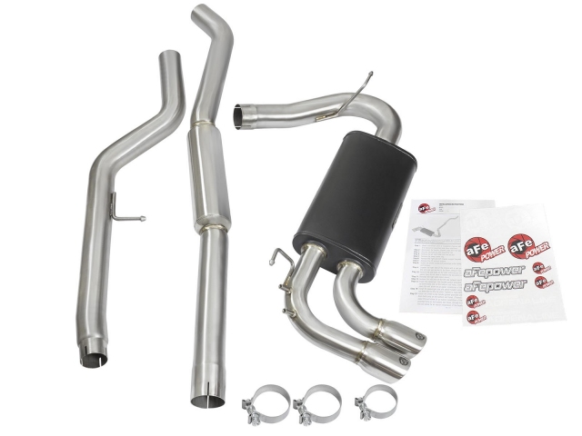 aFe POWER MACH Force XP Cat-Back Exhaust w/ Polished Tips (2012-2016 328i & 428i) - Click Image to Close