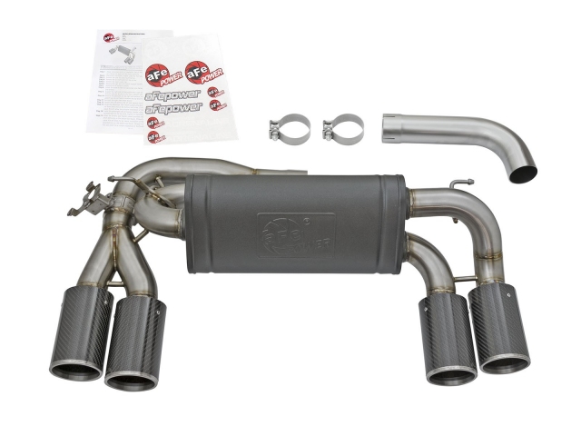 aFe POWER MACH Force XP Axle-Back Exhaust w/ Carbon Fiber Tips (2016-2017 M2)