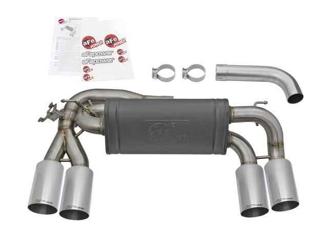 aFe POWER MACH Force XP Axle-Back Exhaust w/ Polished Tips (2016-2017 M2)