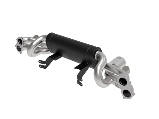 aFe POWER MACH Force XP Cat-Back Exhaust w/ Polished Tips, 2.25"/2.5" (2020-2022 Porsche 718 Cayman GT4)