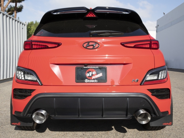 takeda Cat-Back Exhaust w/ Polished Tips, 3" (2022-2023 Hyundai Kona N)