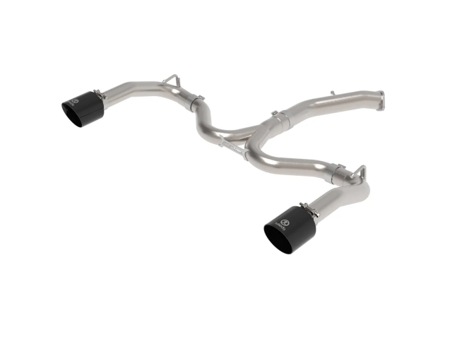 takeda 3" To 2-1/2" Axle-Back Exhaust w/ Black Tips (2019-2021 Kia Forte GT)
