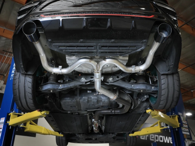 takeda 3" To 2-1/2" Axle-Back Exhaust w/ Black Tips (2019-2021 Kia Forte GT)