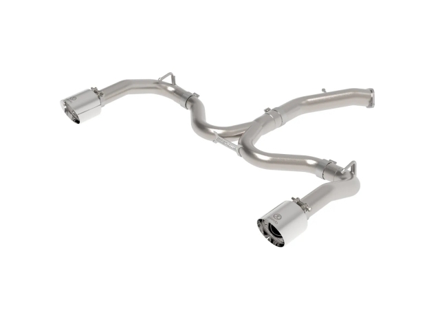 takeda 3" To 2-1/2" Axle-Back Exhaust w/ Polished Tips (2019-2021 Kia Forte GT)