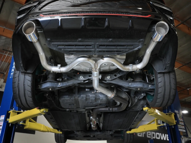 takeda 3" To 2-1/2" Axle-Back Exhaust w/ Polished Tips (2019-2021 Kia Forte GT)