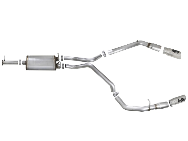 aFe POWER MACH Force-Xp 3" 409 Stainless Steel Cat-Back Exhaust System, Polished Tips (2019 RAM 1500 5.7L HEMI)