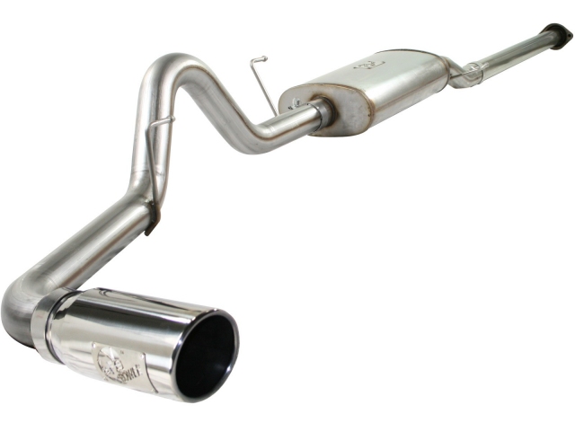 aFe POWER MACH Force XP Cat-Back Exhaust w/ Polished Tip (2009-2010 F-150 4.6L & 5.4L MOD) - Click Image to Close