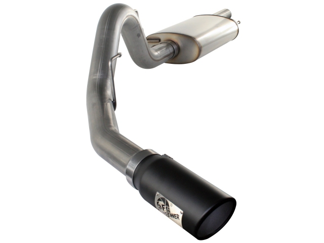 aFe POWER MACH Force XP Cat-Back Exhaust w/ Black Tip (2010-2014 F-150 6.2L V8) - Click Image to Close