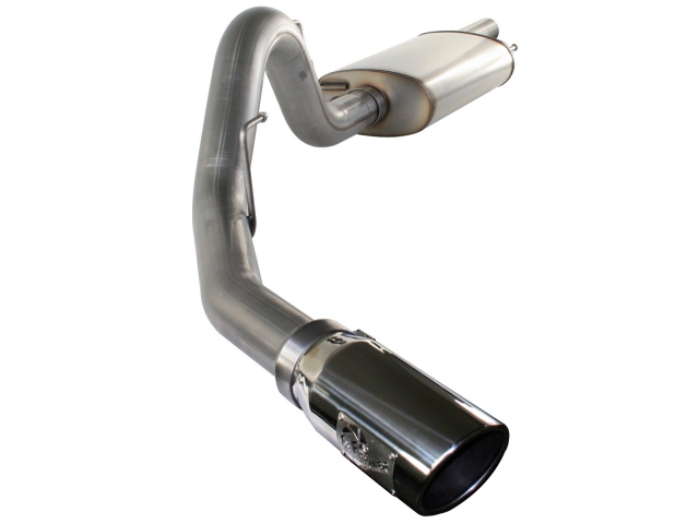 aFe POWER MACH Force XP Cat-Back Exhaust w/ Polished Tip (2010-2014 F-150 6.2L V8) - Click Image to Close