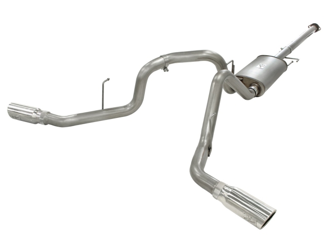 aFe POWER MACH Force XP Cat-Back Exhaust w/ Polished Tips (2011-2014 F-150 3.5L EcoBoost)
