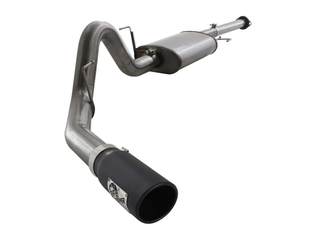 aFe POWER MACH Force XP Cat-Back Exhaust w/ Black Tip (2011-2014 F-150 3.5L EcoBoost) - Click Image to Close