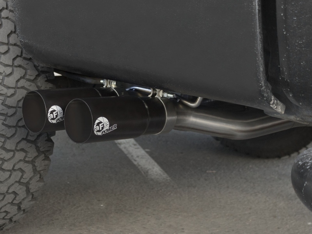 aFe POWER REBEL SERIES Cat-Back Exhaust w/ Black Tips (2004-2008 F-150 4.6L 5.4L MOD) - Click Image to Close