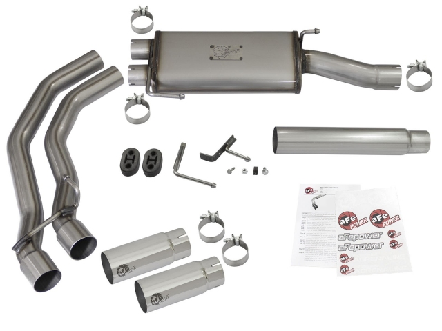 aFe POWER REBEL SERIES Cat-Back Exhaust w/ Polished Tips (2004-2008 F-150 4.6L 5.4L MOD)