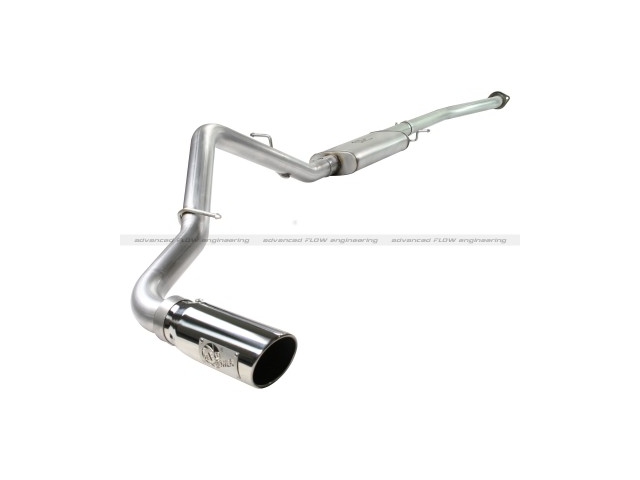aFe POWER MACH Force XP Cat-Back Exhaust w/ Polished Tip, 3" (2004-2007 GM Truck 1500 V6 & V8) - Click Image to Close