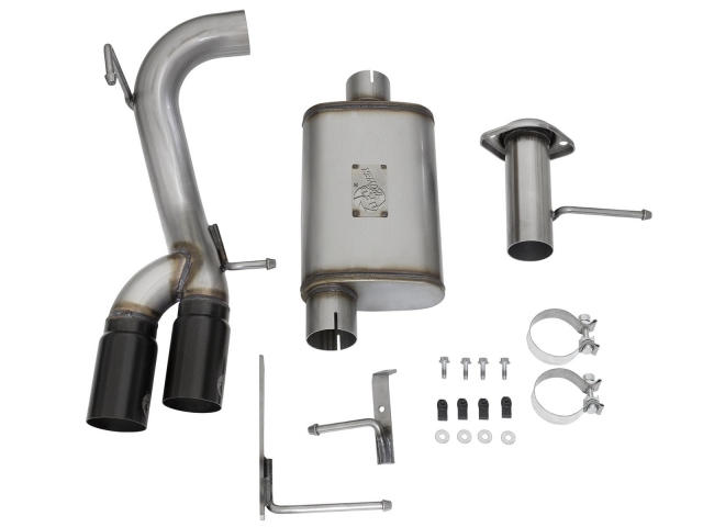 aFe POWER REBEL SERIES Cat-Back Exhaust w/ Black Tips (2015-2016 Colorado & Canyon 2.5L L4 & 3.6L V6) - Click Image to Close